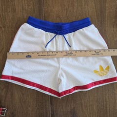 NWT Red, white and blue Adidas unisex OG Mesh Trefoil Basketball shorts size XS