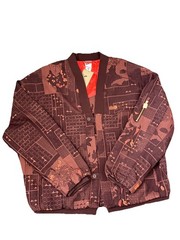 Nike Naomi Osaka Woven Jacquard Jacket Crimson FV7795-652 Women’s Size Large
