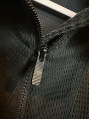 Lululemon 1/2 Zip Jacket pullover waffle fabric high neck stretch pockets sz M