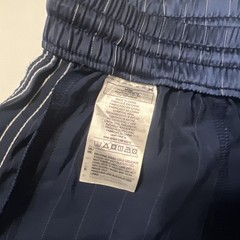 AUTHENTIC XS Adidas Originals Women’s Pinstripe Shorts Navy Blue KD2285