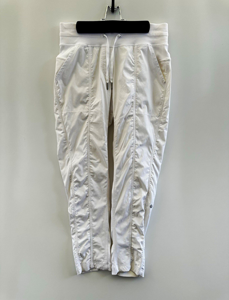 Lululemon Dance Studio Pants White Joggers Size 8