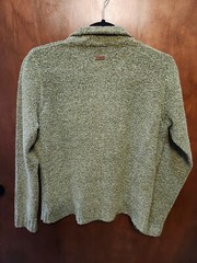 Columbia womans Full Zip Sweater Sweatshirt Tan Size Large w/ Pockets