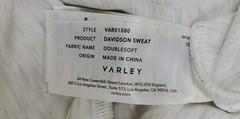 New Varley Doublesoft Davidson 1/2 Zip V Neck Supersoft Sweatshirt Size S
