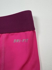 Nike Pro Dri-FIT Women’s Compression Shorts Pink Purple Black Logo Size M