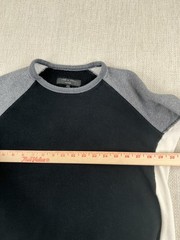 Rag & Bone Colorblock Raglan Crew Neck Sweatshirt Women Large (READ) Made In USA