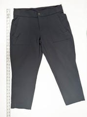 ATHLETA Trekkie 2.0 | Women’s Grey Nylon Blend Cropped Pants 10 Petite EUC