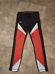 Women’s Under Armour Red/White/Black Legging Size M