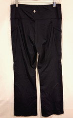G Gradual Bootcut Yoga Pants 30″ Size L Black 2 Pockets Tummy Control Stretch