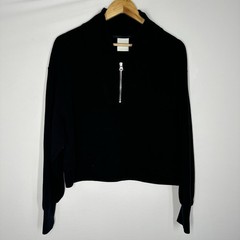 Varley Davidson Sweatshirt Womens Large Black