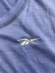 Reebok Light Blue Athletic Tank Polyester