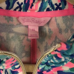 Lilly Pulitzer Women’s Colorful Swing Jacket Sz XS/S Pink Blue White