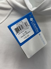 NWT Columbia Sportswear Lightweight Jacket Insect Blocker 1/2 Zip Size L White