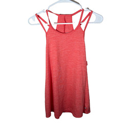 Layer 8 Tank Top Women’s Medium Pink Strappy Round Neck Sleeveless Active