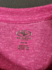 Athletic Works Women’s Pink Crew Neck M 8-10 Activewear Slit 0123