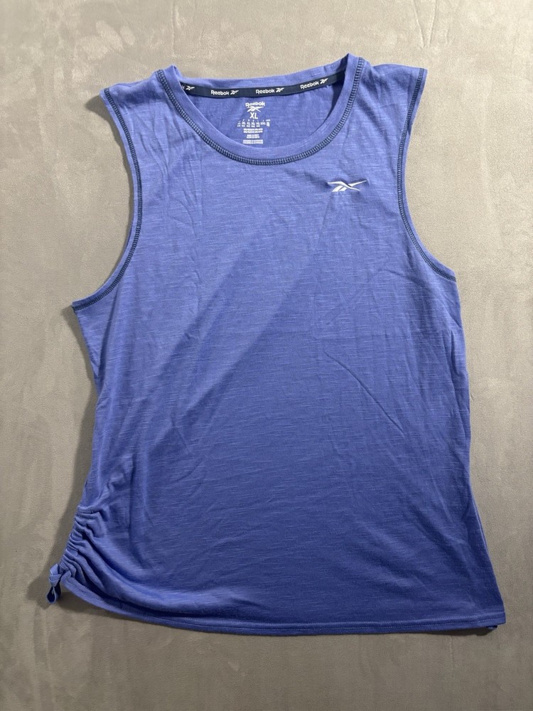 Reebok Light Blue Athletic Tank Polyester