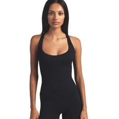 Skims x Nike Matte Racerback Tank Top Obsidian Black TP-TNK-7383W Medium