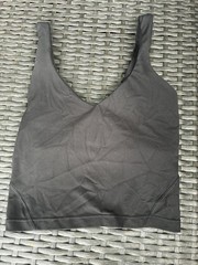 lululemon Wunder Under Wireless Medium Support Sports Bra 8C Black