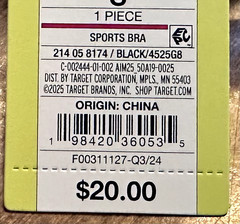 All in Motion Sports Bras, Medium Support Womens Seamless Adjustable Bra, 2 Pack