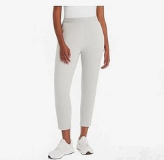 Danskin Women’s Luxe Retro Jogger Pants, Grey, Size L