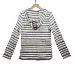 Roxy Baja Beach Canvas Poncho Striped Tequila Hoodie Women’s Size XS