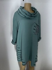 Gym Thermal Sweat Bodysuit With Zipper Shaper Yoga Run Womens Size XL Casual $50