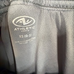 Athletic Works Womens Gray Running Shorts Mesh Side Panels Size XS 0-2 2456