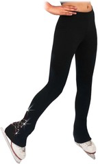 Chloe Noel PS883P Contract Elite Polartec Spiral Fleece Figure Skating Pants wit