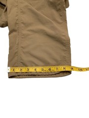 The North Face Capri Pants Womens Size 10 Tan 100% Nylon Hiking Outdoor Pockets