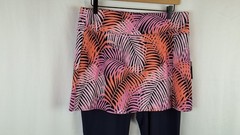Womens Large Tommy Bahama Everyday Active Skort Leggings Tropical Palm UPF 50