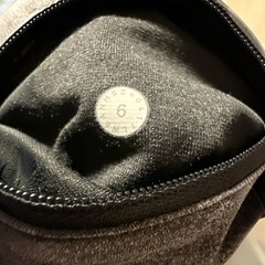 lululemon Women Size 6 Gray/Black Ribbed Side Panel Leggings Zip Pocket D1-0061T