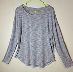 Lou & Grey Women’s sz L Long Sleeve Lightweight Rayon T-Shirt ( Excellent)