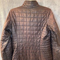Patagonia Womens Small Nano Puff Gorpcore Logo Quilted Jacket Black Full Zip