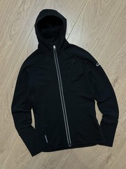 Icebreaker GT 260 Quantum Hoodie Jacket Full Zip Merino Wool Women’s XS Black