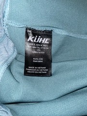 Kuhl Women’s Harmony Knit Skort Zipper Pockets Drawstring Blue Heather Size XL