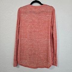 Tommy Bahama Islandactive Coral Heathered Long Sleeve Sun Guard Protection Top L
