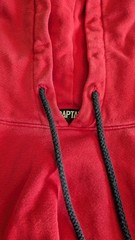 ADAPTATION Hollywood Forever Cropped Hoodie Red Black Gothic Graphic Womens XS