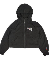 LULULEMON Scuba Oversized Full Zip Hoodie Size M/L Black LW3EOZS Custom Logo