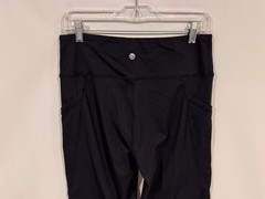 G Gradual Bootcut Yoga Pants 30″ Size L Black 2 Pockets Tummy Control Stretch