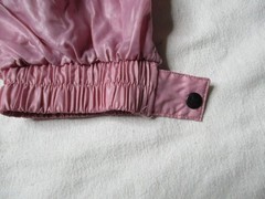 RARE Vintage 1970s Adidas Womens M 100% Nylon Pastelle Pink Track Pants