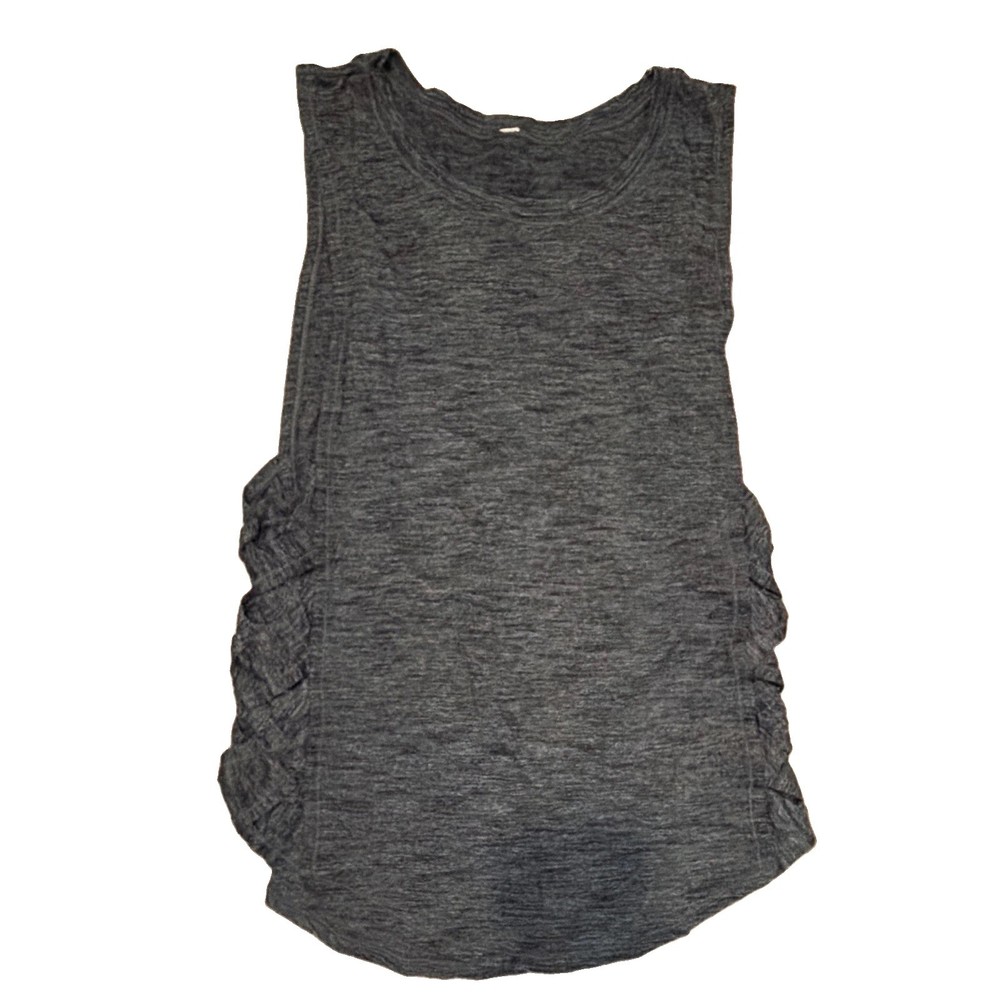 Lululemon Var-City Muscle Tank Side Criss Cross Tank – Heather Grey