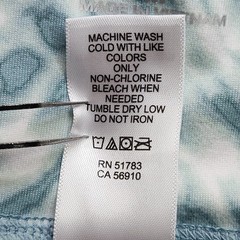 Maurices Bike Shorts Womens M Green Tie Dye Super High Rise 8in Crossover Luxe