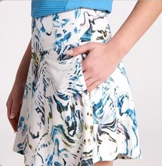 Calia Golf Eagle Skort 15” Moss Print Multi Wmns XS NEW $68