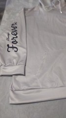 Disney Mickey Minnie Mouse Hoodie Sweatshirt Always Forever Graphic Gray 5XL
