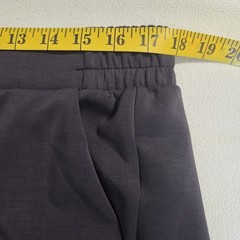 Avia Womens Sandwash Black Scubaknit Pleated Joggers With Slash Pockets Sz L EUC