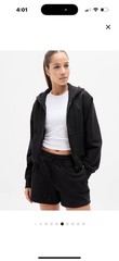 Athleta XL Forever Fleece Sweat Suit Piping Jogger Full Zip Sweatshirt 2 Piece