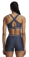 Under Armour Sports Bra Medium Teal Crossback Compression Athletic