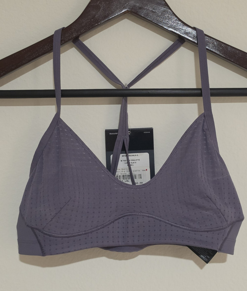 The North Face Summit Series Pro 120 Bralette Sports Bra S Lunar Slate Medium