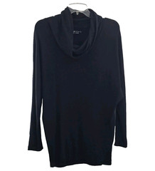 Beyond Yoga Black Cowl Neck Longsleeve Top Women’s Size Small Rayon From Bamboo