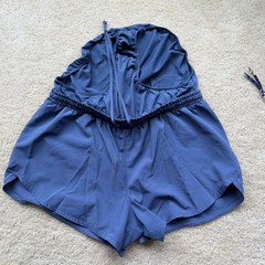 Lot of 2 Old Navy Active Women’s Black & Blue Running Shorts w/ Lining – M – GUC