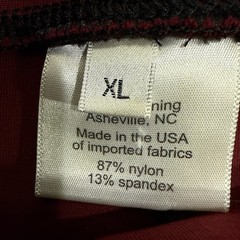 Blyss Running Skirt with Leggings Womens XL Athletic Burgundy Exercise 1 Piece